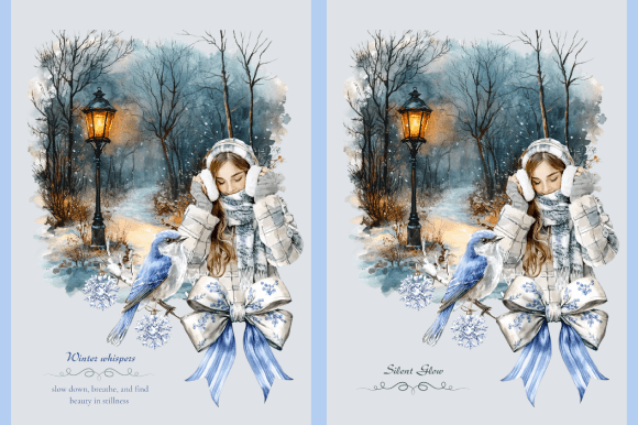 Download Silent Glow – Cozy Winter Aesthetic Art - Premium Resources