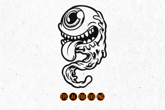Download Halloween Character One Eye Monster Logo - Logo Collection