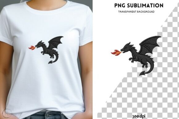 Download Dragon Embroidery PNG | Gothic Fantasy - Gothic fantasy Collection